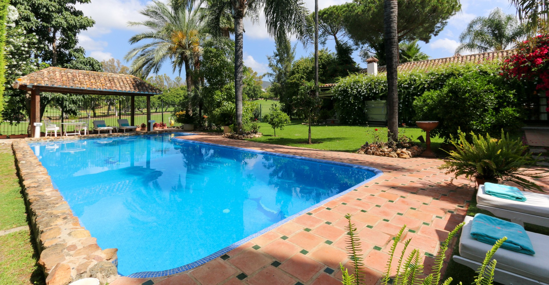 Villa frente al golf Marbella